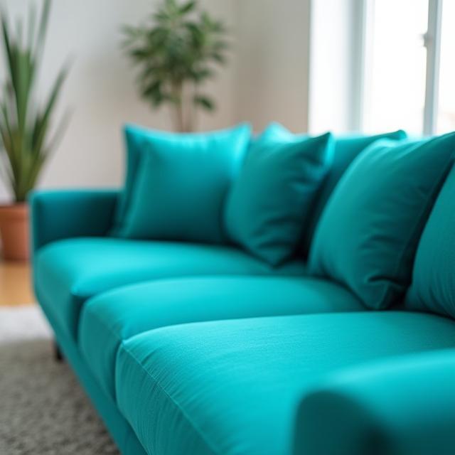Sofa after reupholstery