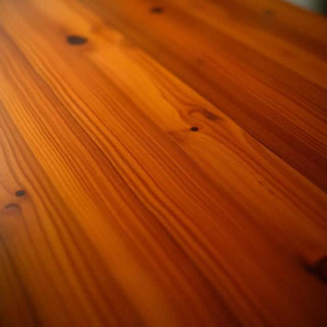 Dining table after refinishing